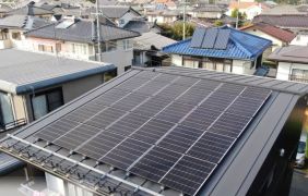長野市　太陽光発電パネル設置