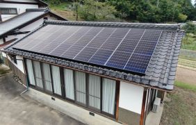 太陽光発電システム6.525kw設置　雪止めも一緒に設置し、雪害対策！