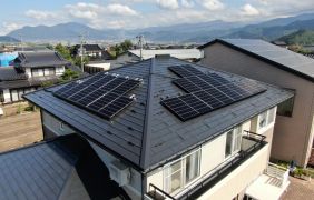 「太陽光パネル載せ換え」　パネル5.22kw、V2H設置　【長野県共同購入事業】